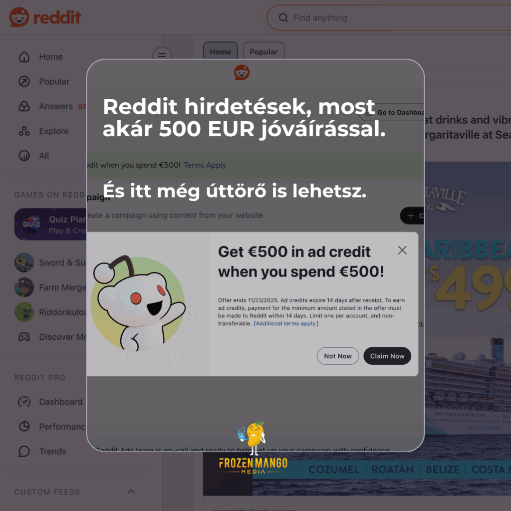 reddit hirdeteskezeles